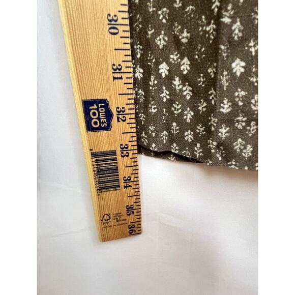 Peruvian Connection Women's Size 2 Front Zip Distress Floral Print Pants - Picture 9 of 13